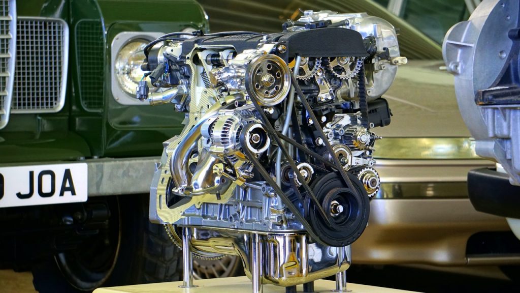 Industria del automóvil: motor de auto
